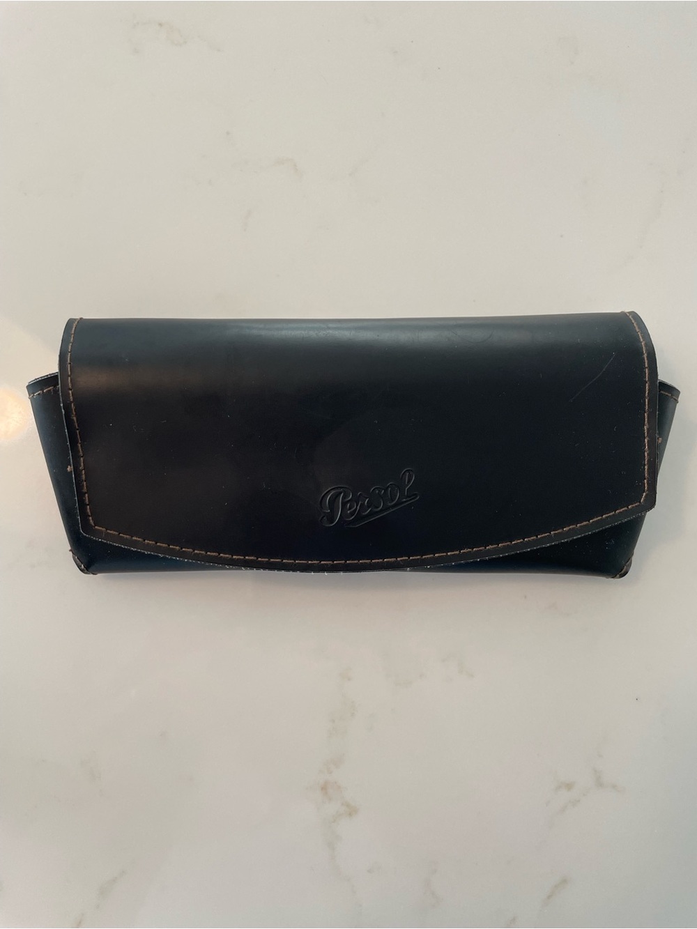 Persol 3264s - Black Sunglasses with Gold Bridge - Picture 9 of 10